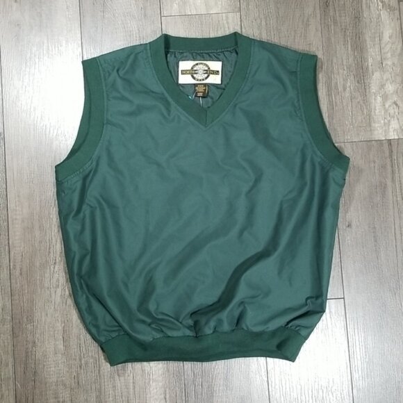 North End Micro Plus Men's Golf Vest Size M & XL Alpine Green All Climate Wear - Picture 3 of 9